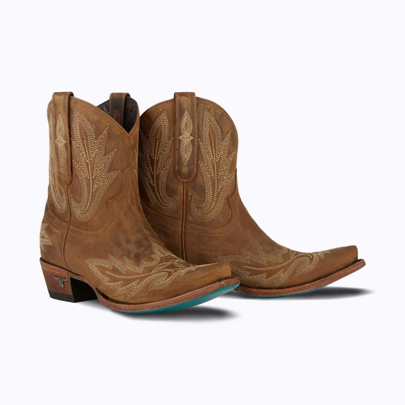 WOMEN'S LEXINGTON BOOTIE-Burnt Caramel