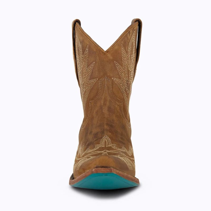 WOMEN'S LEXINGTON BOOTIE-Burnt Caramel