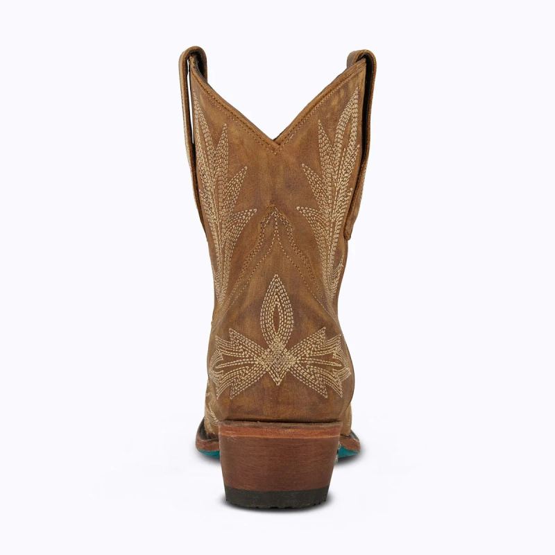 WOMEN'S LEXINGTON BOOTIE-Burnt Caramel