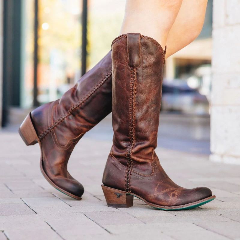 WOMEN'S PJ BOOT-Cognac