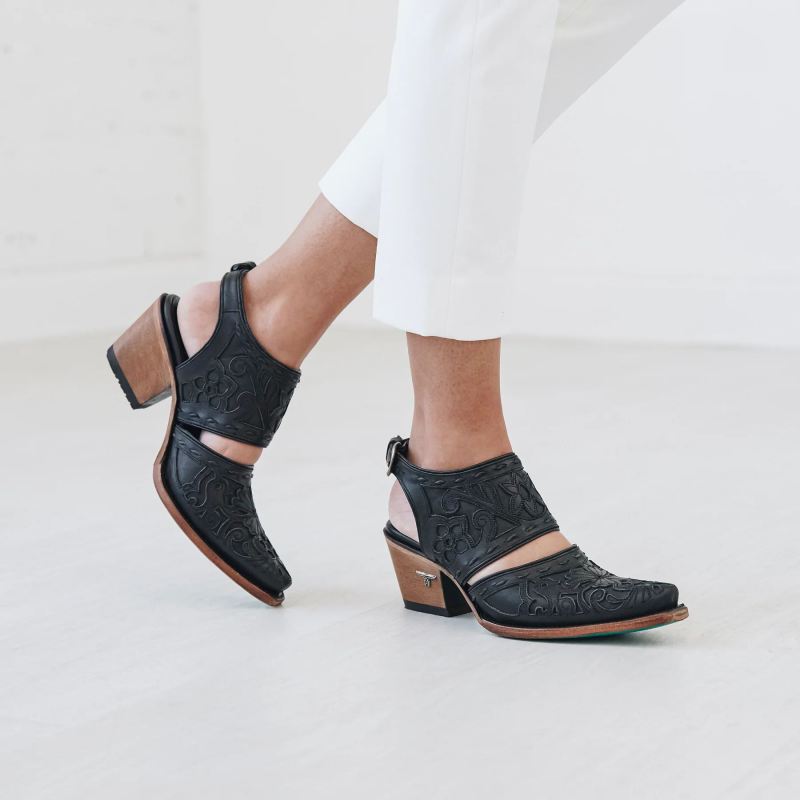 WOMEN'S ROBIN MULE-Jet Black